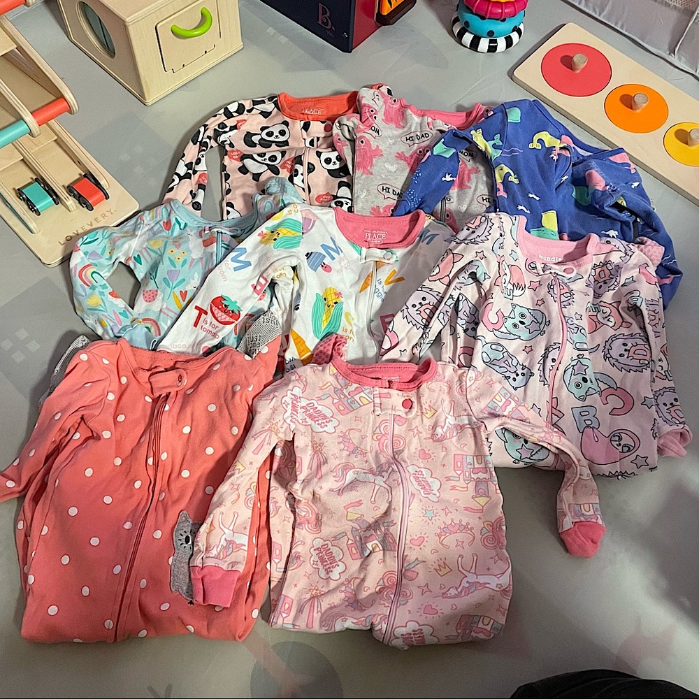 8 babygirl onesies